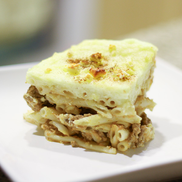 Pastitsio Recipe | Greek Baked Pasta With Meat And Béchamel Topping