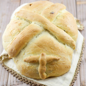 Greek christmas bread