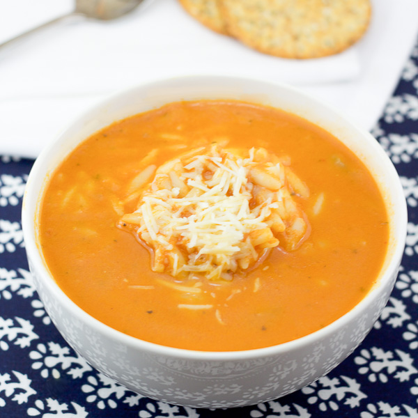 Tomato Soup With Orzo (Domatosoupa Me Kritharaki)