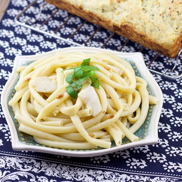 Scallops and Pasta