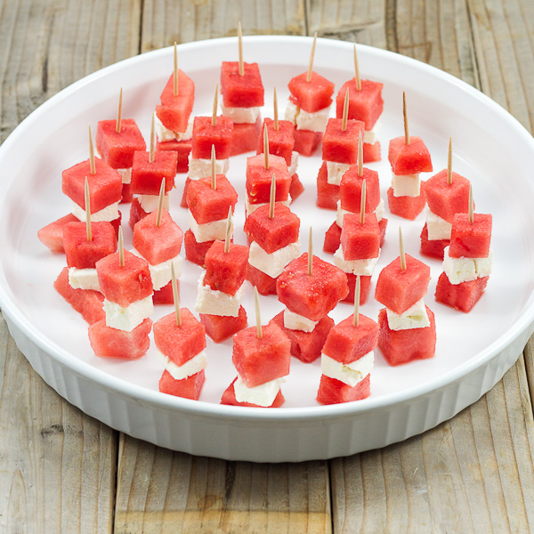 Watermelon and Feta Meze