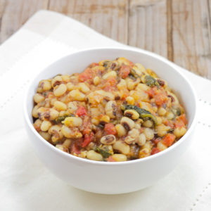 Black Eyed Pea With Spinach