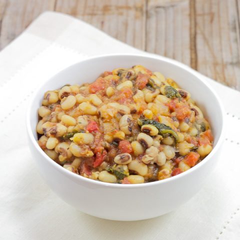 Black Eyed Pea With Spinach