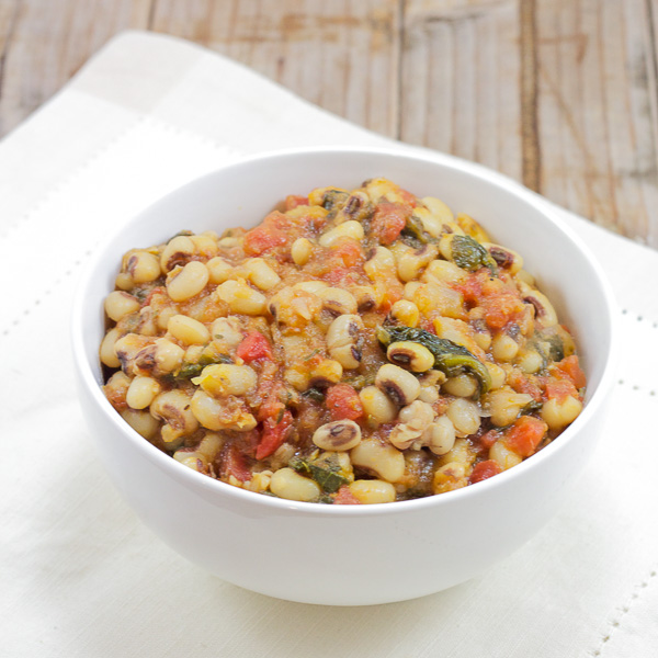 Black-eyed Peas With Spinach