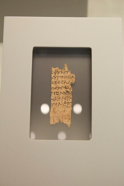scroll fragment of odyssey