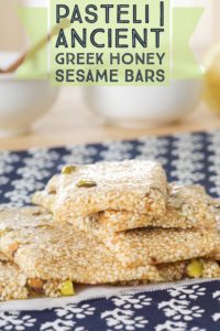 Greek Sesame Bars | Delicious and Healthy energy bars that are quick and easy to make. Eat Like an ancient Greek!