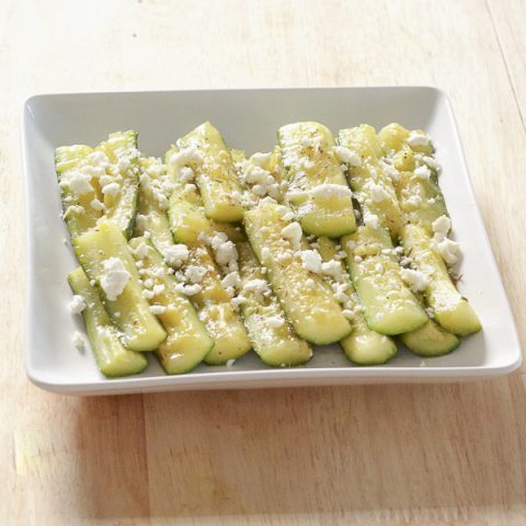 Greek zucchini with garlic and olive oil recipe