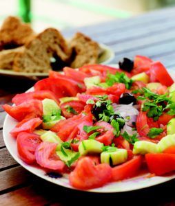 Tomato, Cucumber, and Red Onion Salad recipe