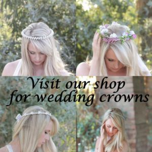 Greek wedding crowns
