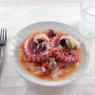 octopus with ouzo recipe