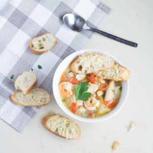 Greek Fishermans Stew - a healthy dinner that's full of goodness and packed with flavor